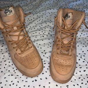 nike air force 1 high top wheat